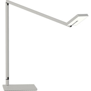 Focaccia 18.25 inch 7.00 watt Silver Desk Lamp Portable Light